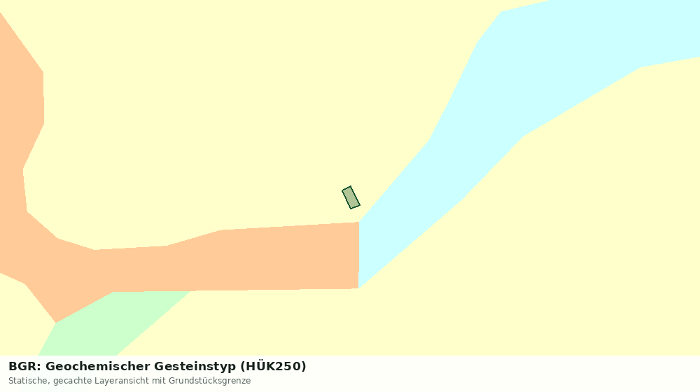 Statische Kartenansicht: BGR: Geochemischer Gesteinstyp (HÜK250)