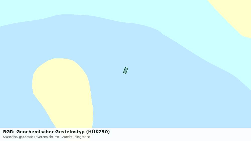 Statische Kartenansicht: BGR: Geochemischer Gesteinstyp (HÜK250)