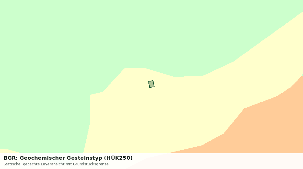 Statische Kartenansicht: BGR: Geochemischer Gesteinstyp (HÜK250)