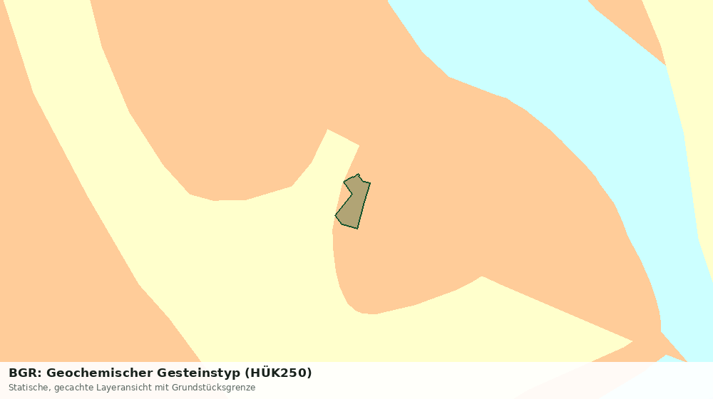 Statische Kartenansicht: BGR: Geochemischer Gesteinstyp (HÜK250)