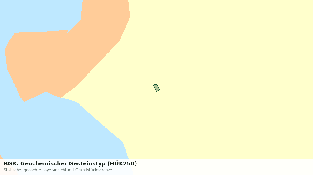 Statische Kartenansicht: BGR: Geochemischer Gesteinstyp (HÜK250)