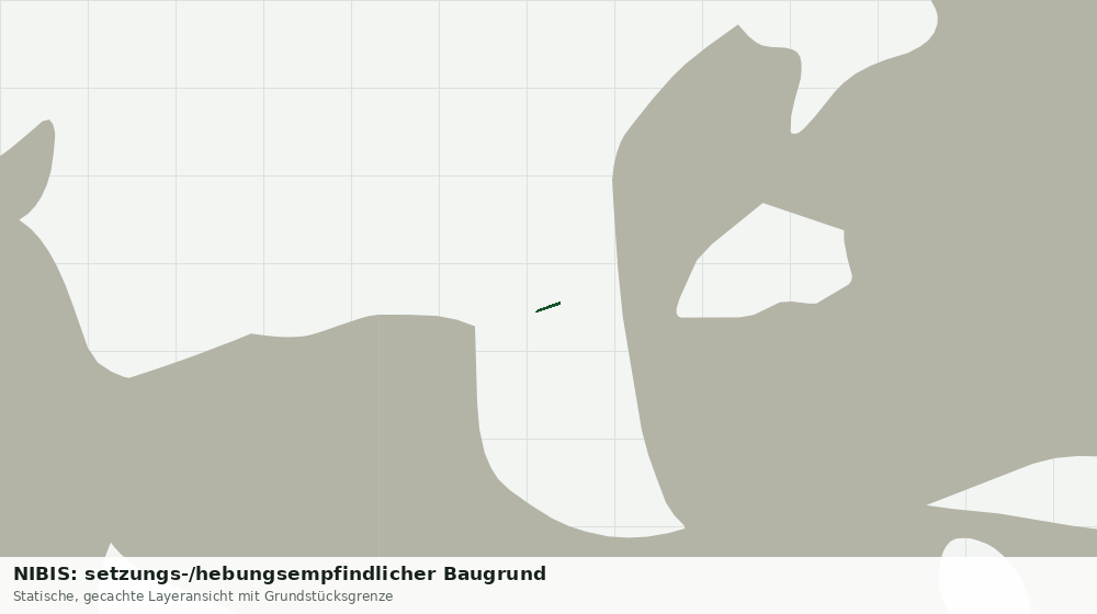 Statische Kartenansicht: NIBIS: setzungs-/hebungsempfindlicher Baugrund