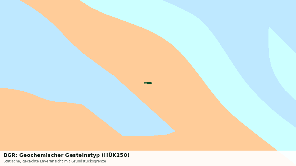 Statische Kartenansicht: BGR: Geochemischer Gesteinstyp (HÜK250)