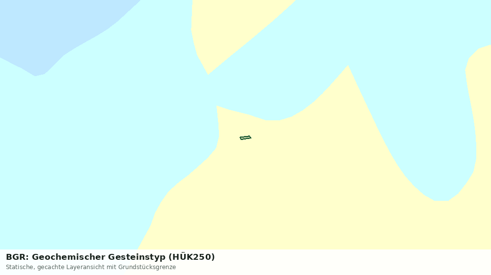 Statische Kartenansicht: BGR: Geochemischer Gesteinstyp (HÜK250)