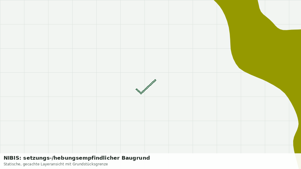 Statische Kartenansicht: NIBIS: setzungs-/hebungsempfindlicher Baugrund