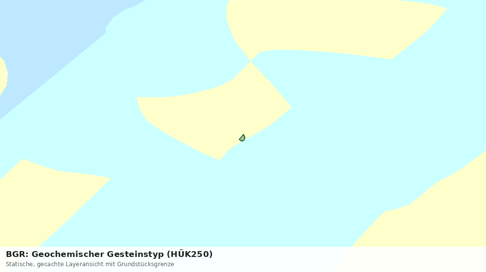 Statische Kartenansicht: BGR: Geochemischer Gesteinstyp (HÜK250)