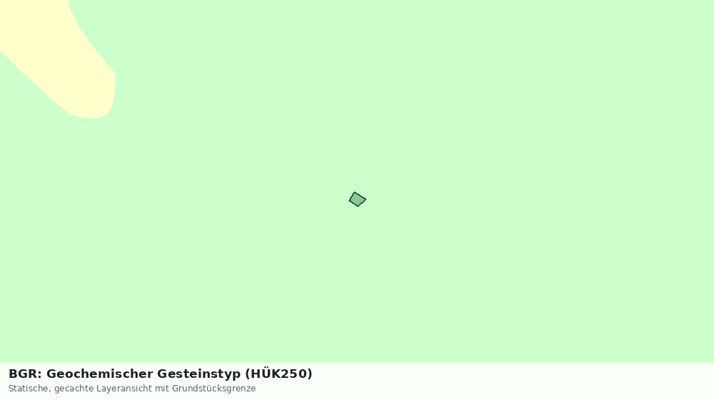 Statische Kartenansicht: BGR: Geochemischer Gesteinstyp (HÜK250)