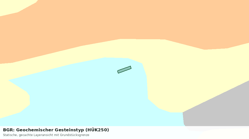 Statische Kartenansicht: BGR: Geochemischer Gesteinstyp (HÜK250)