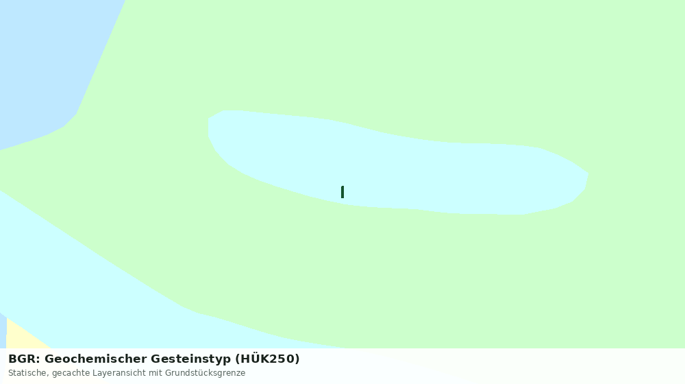 Statische Kartenansicht: BGR: Geochemischer Gesteinstyp (HÜK250)