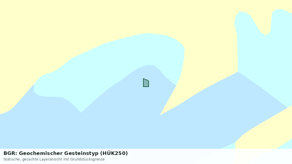 Statische Kartenansicht: BGR: Geochemischer Gesteinstyp (HÜK250)