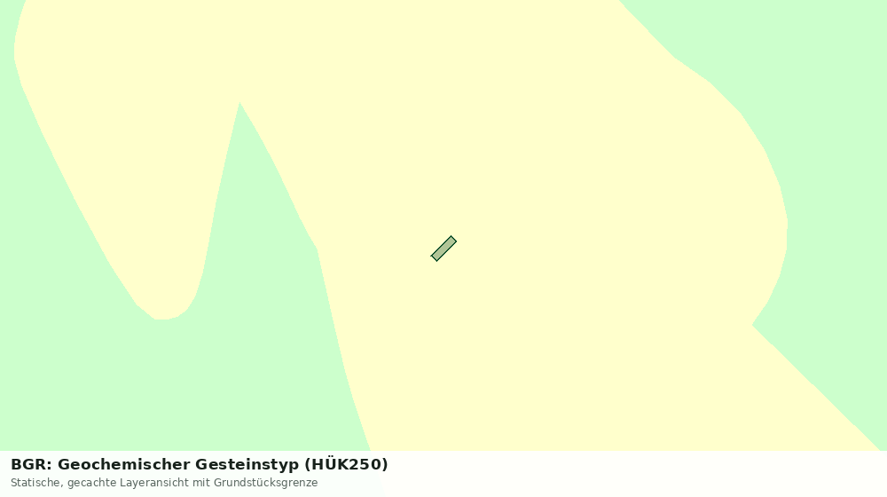 Statische Kartenansicht: BGR: Geochemischer Gesteinstyp (HÜK250)