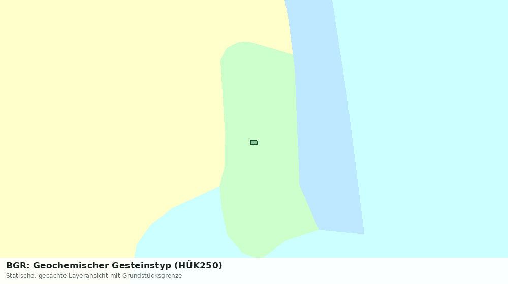 Statische Kartenansicht: BGR: Geochemischer Gesteinstyp (HÜK250)