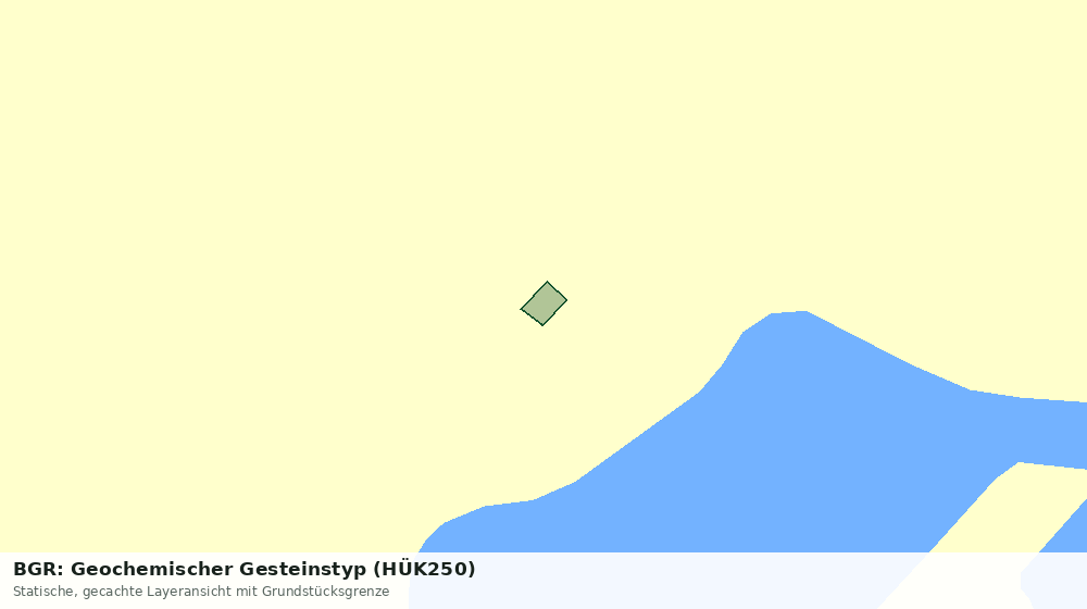 Statische Kartenansicht: BGR: Geochemischer Gesteinstyp (HÜK250)