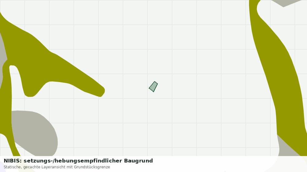 Statische Kartenansicht: NIBIS: setzungs-/hebungsempfindlicher Baugrund