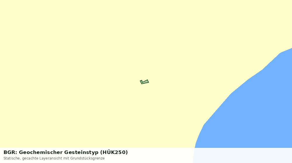 Statische Kartenansicht: BGR: Geochemischer Gesteinstyp (HÜK250)