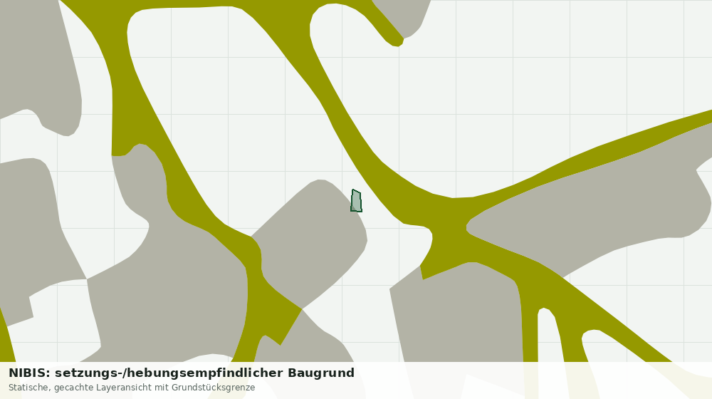 Statische Kartenansicht: NIBIS: setzungs-/hebungsempfindlicher Baugrund