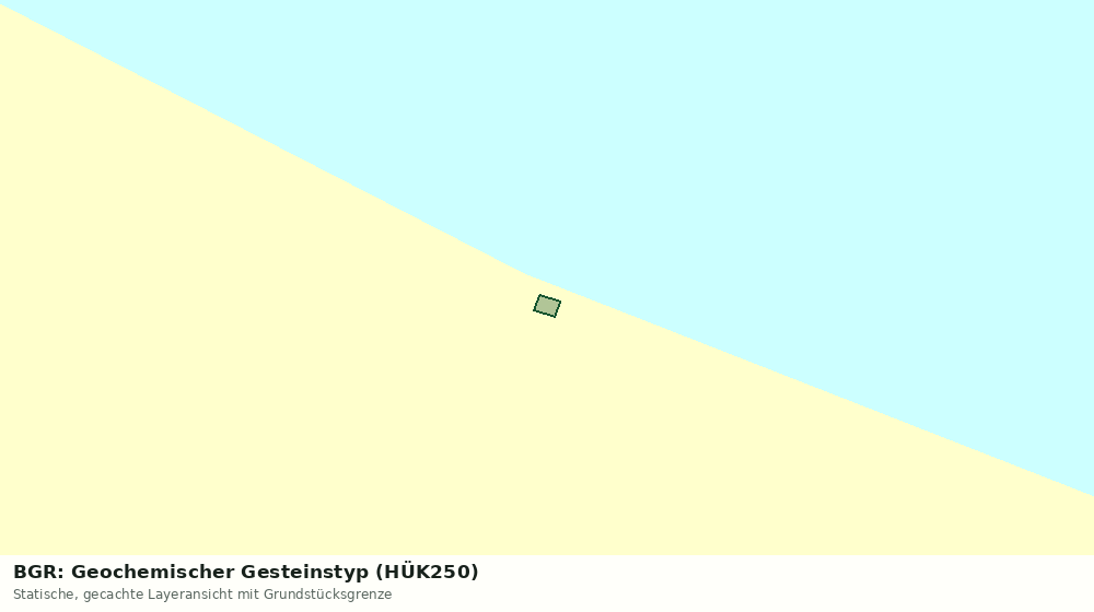 Statische Kartenansicht: BGR: Geochemischer Gesteinstyp (HÜK250)