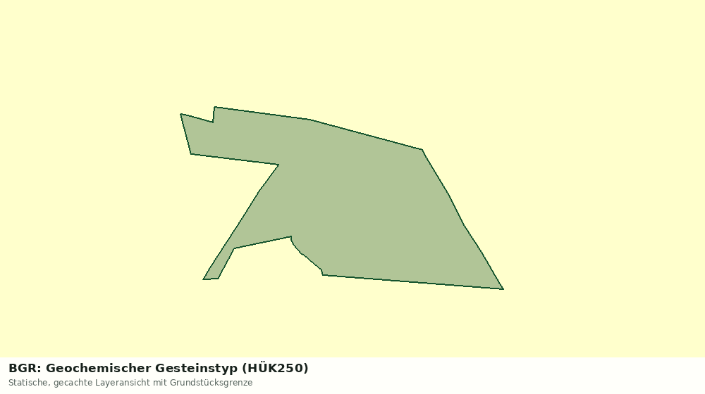 Statische Kartenansicht: BGR: Geochemischer Gesteinstyp (HÜK250)
