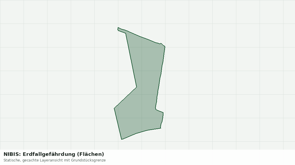 Statische Kartenansicht: NIBIS: Erdfallgefährdung (Flächen)