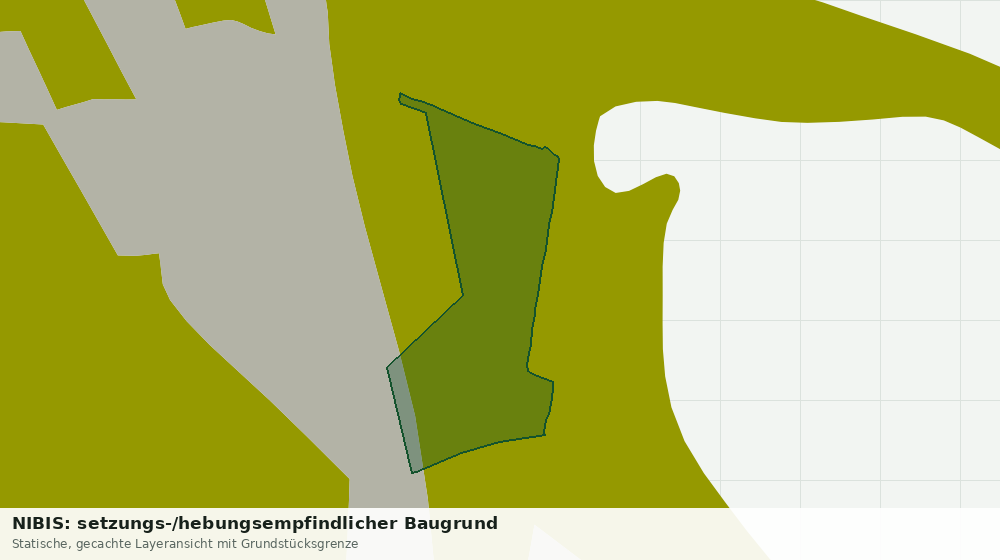 Statische Kartenansicht: NIBIS: setzungs-/hebungsempfindlicher Baugrund