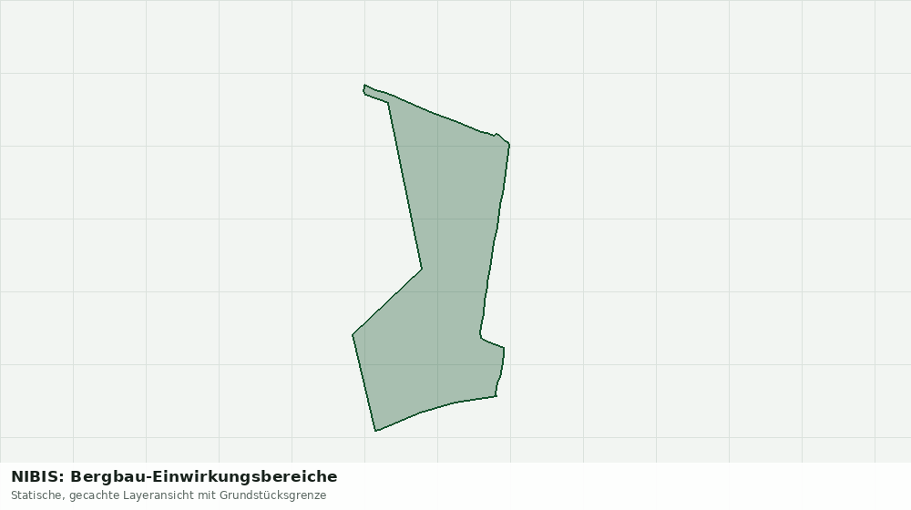 Statische Kartenansicht: NIBIS: Bergbau-Einwirkungsbereiche