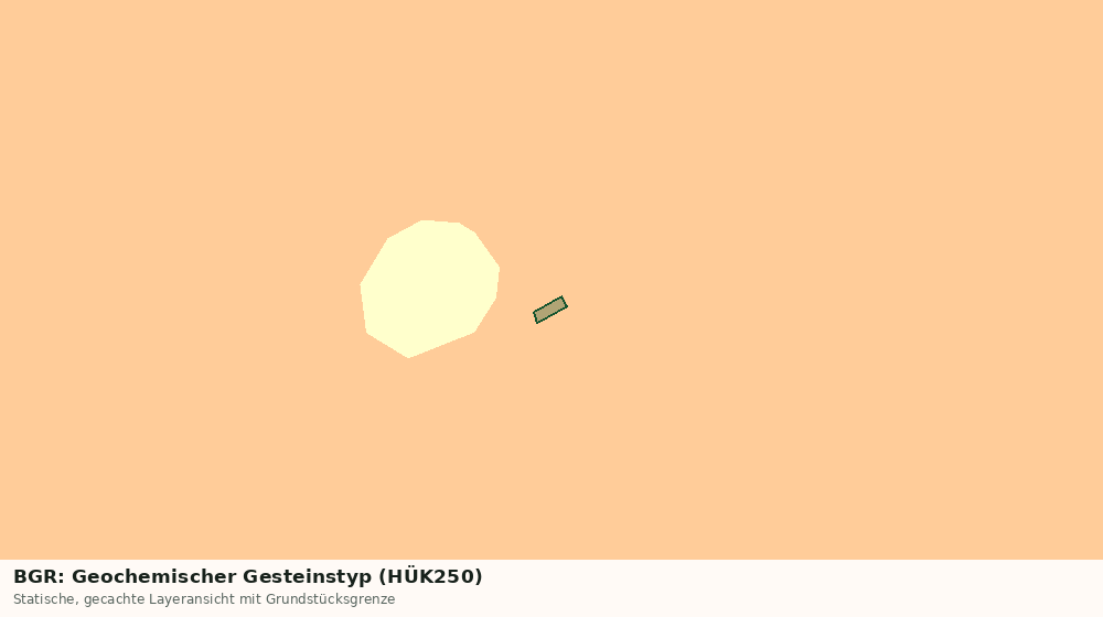 Statische Kartenansicht: BGR: Geochemischer Gesteinstyp (HÜK250)