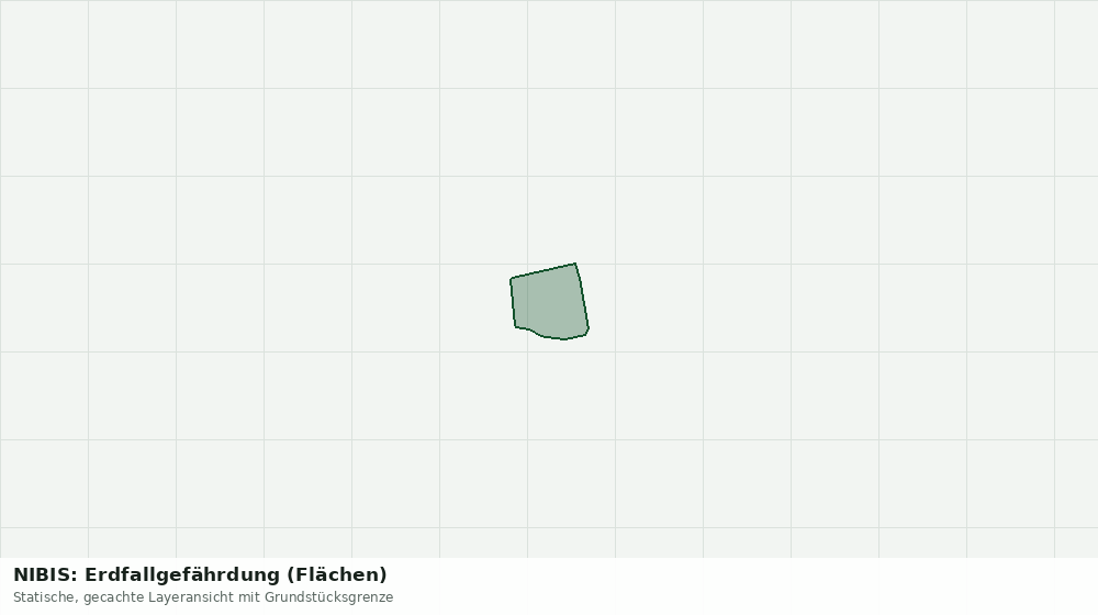 Statische Kartenansicht: NIBIS: Erdfallgefährdung (Flächen)