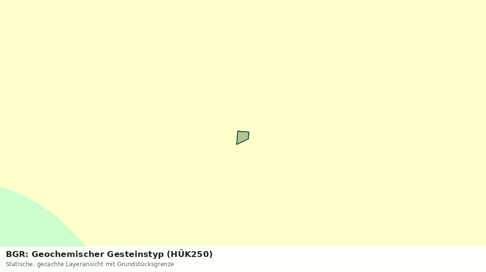 Statische Kartenansicht: BGR: Geochemischer Gesteinstyp (HÜK250)