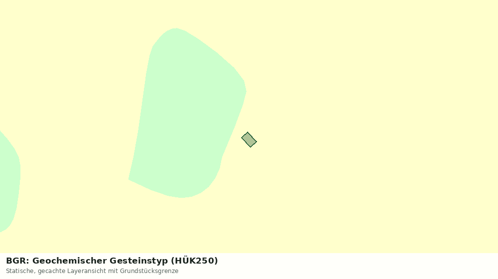 Statische Kartenansicht: BGR: Geochemischer Gesteinstyp (HÜK250)