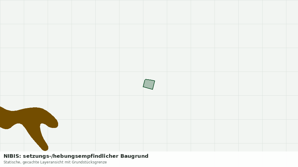 Statische Kartenansicht: NIBIS: setzungs-/hebungsempfindlicher Baugrund
