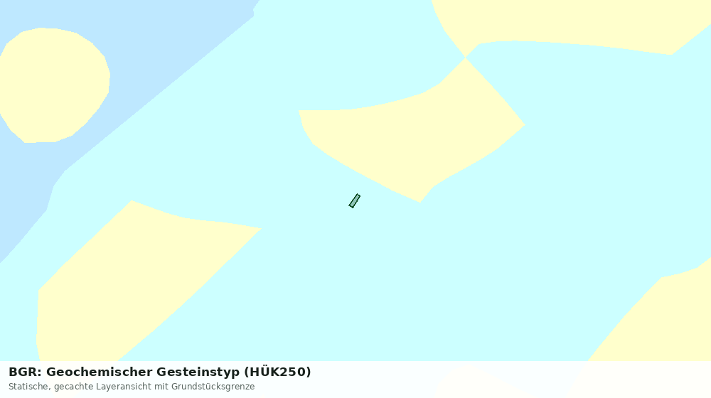 Statische Kartenansicht: BGR: Geochemischer Gesteinstyp (HÜK250)
