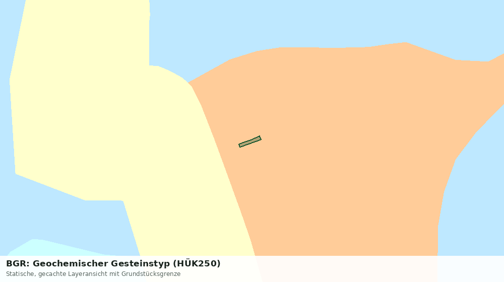 Statische Kartenansicht: BGR: Geochemischer Gesteinstyp (HÜK250)