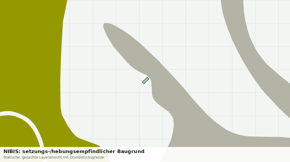 Statische Kartenansicht: NIBIS: setzungs-/hebungsempfindlicher Baugrund