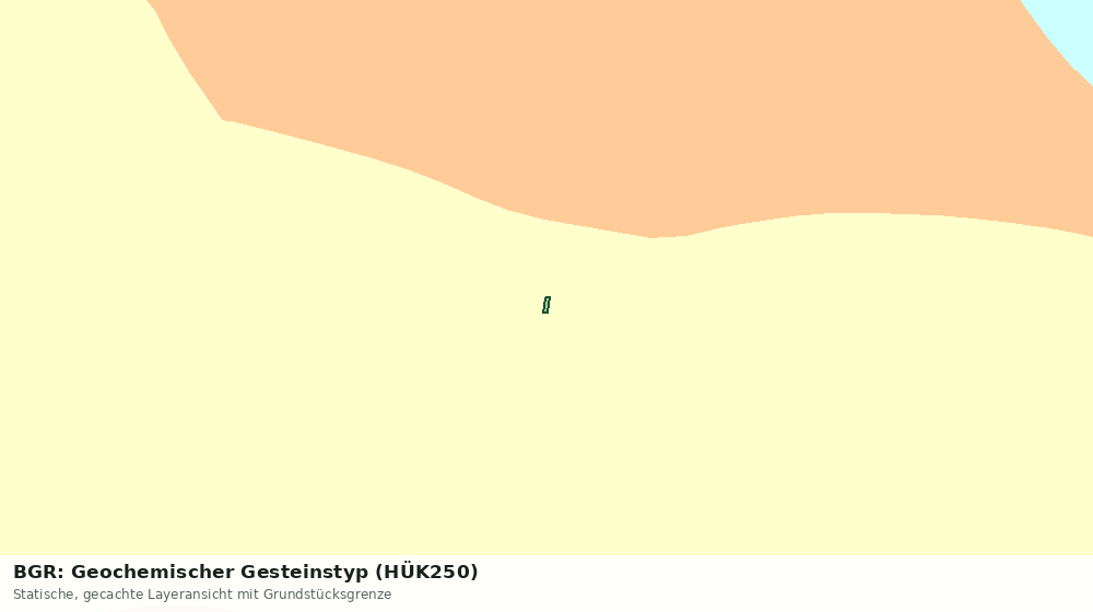 Statische Kartenansicht: BGR: Geochemischer Gesteinstyp (HÜK250)
