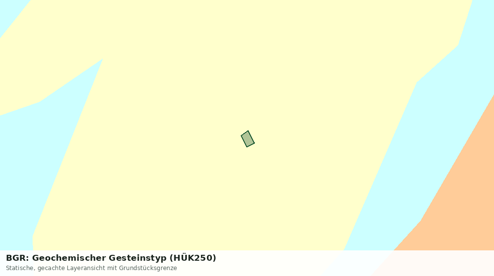 Statische Kartenansicht: BGR: Geochemischer Gesteinstyp (HÜK250)