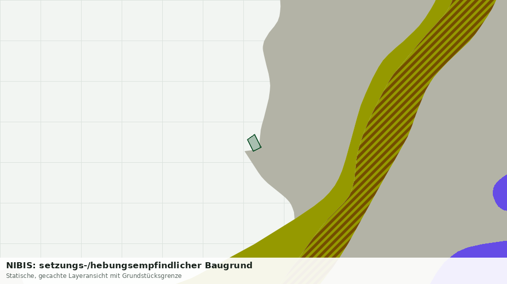 Statische Kartenansicht: NIBIS: setzungs-/hebungsempfindlicher Baugrund