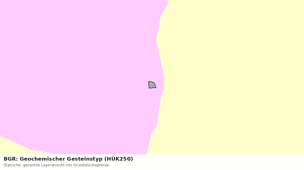 Statische Kartenansicht: BGR: Geochemischer Gesteinstyp (HÜK250)