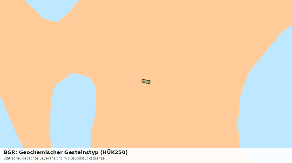 Statische Kartenansicht: BGR: Geochemischer Gesteinstyp (HÜK250)