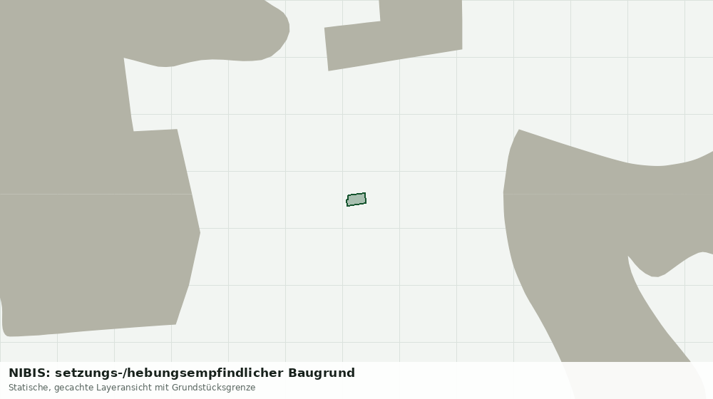 Statische Kartenansicht: NIBIS: setzungs-/hebungsempfindlicher Baugrund