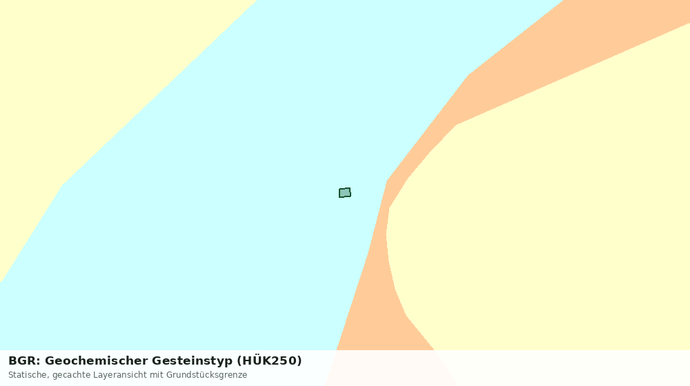 Statische Kartenansicht: BGR: Geochemischer Gesteinstyp (HÜK250)