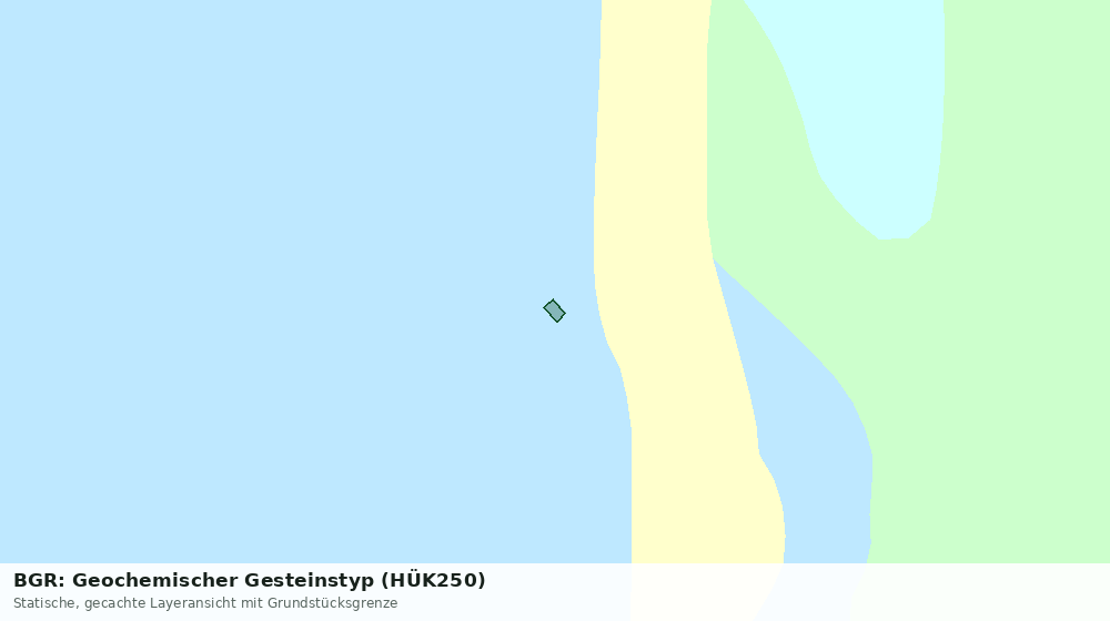 Statische Kartenansicht: BGR: Geochemischer Gesteinstyp (HÜK250)