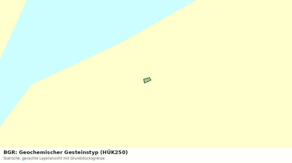 Statische Kartenansicht: BGR: Geochemischer Gesteinstyp (HÜK250)