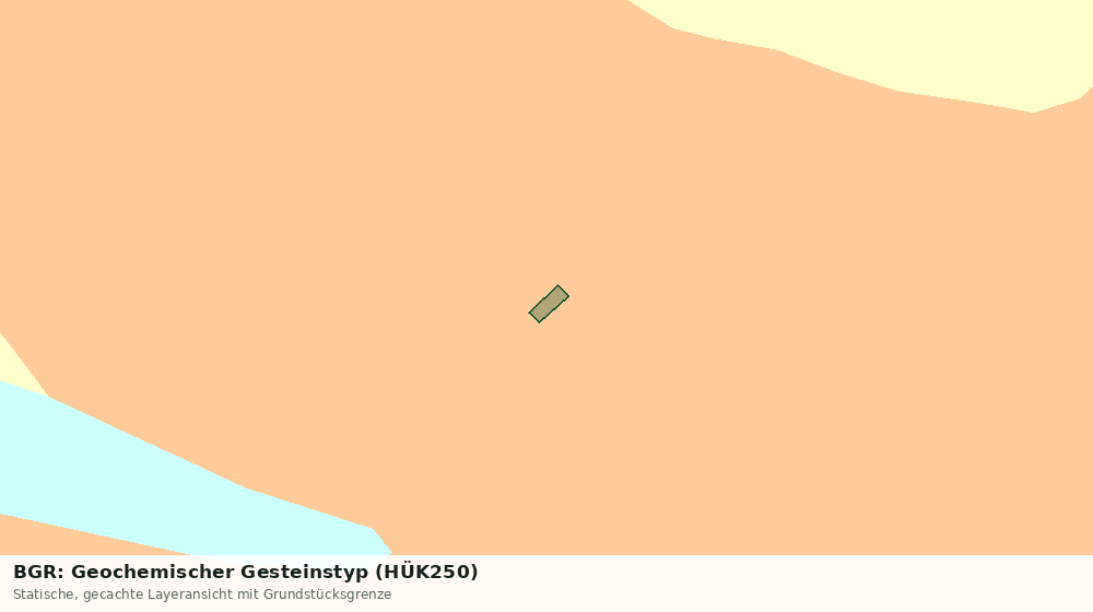 Statische Kartenansicht: BGR: Geochemischer Gesteinstyp (HÜK250)