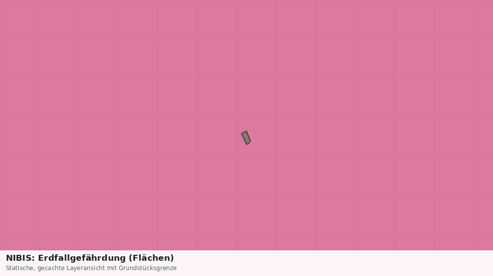 Statische Kartenansicht: NIBIS: Erdfallgefährdung (Flächen)