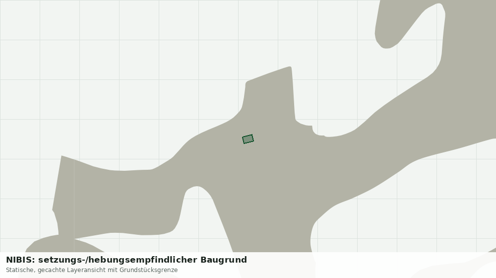Statische Kartenansicht: NIBIS: setzungs-/hebungsempfindlicher Baugrund
