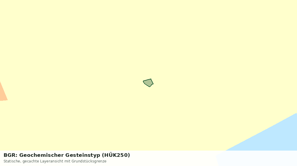 Statische Kartenansicht: BGR: Geochemischer Gesteinstyp (HÜK250)