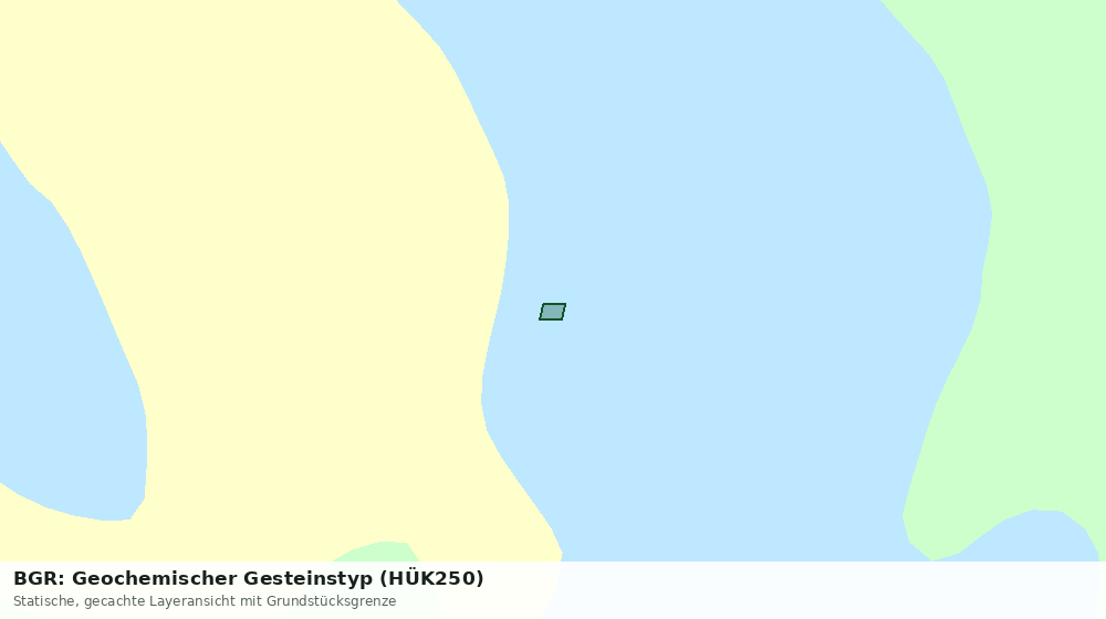 Statische Kartenansicht: BGR: Geochemischer Gesteinstyp (HÜK250)