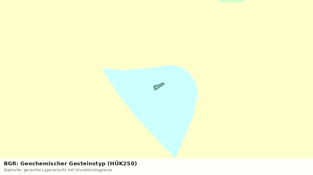 Statische Kartenansicht: BGR: Geochemischer Gesteinstyp (HÜK250)