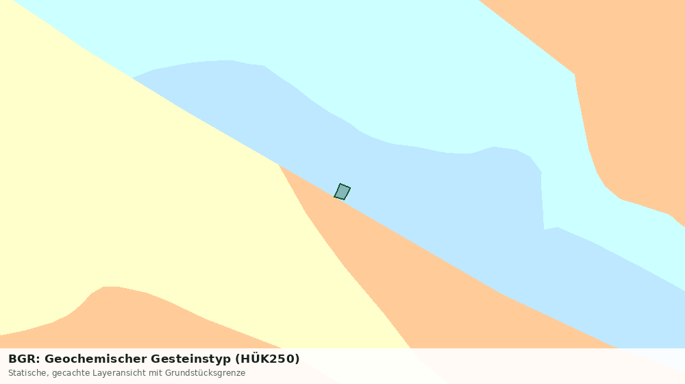 Statische Kartenansicht: BGR: Geochemischer Gesteinstyp (HÜK250)