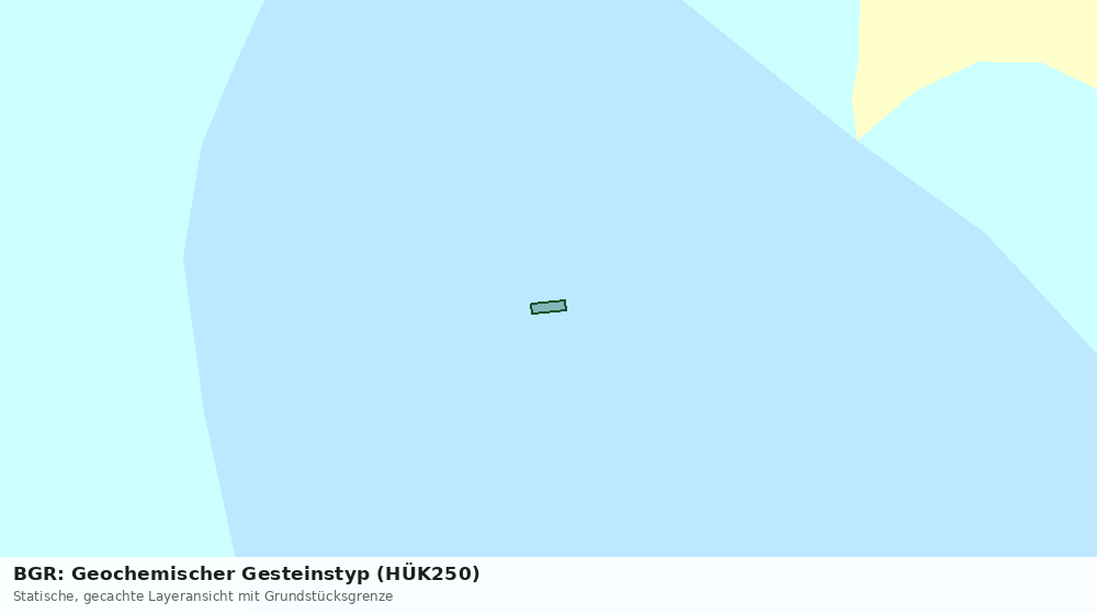 Statische Kartenansicht: BGR: Geochemischer Gesteinstyp (HÜK250)